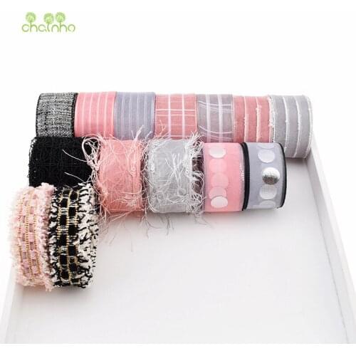 High quality,Mix 14 Designs,Pink Ribbon Set For DIY Handmade Gift&Craft Packing,Hair Ornaments Accessories,Package 14 Yard,HB022