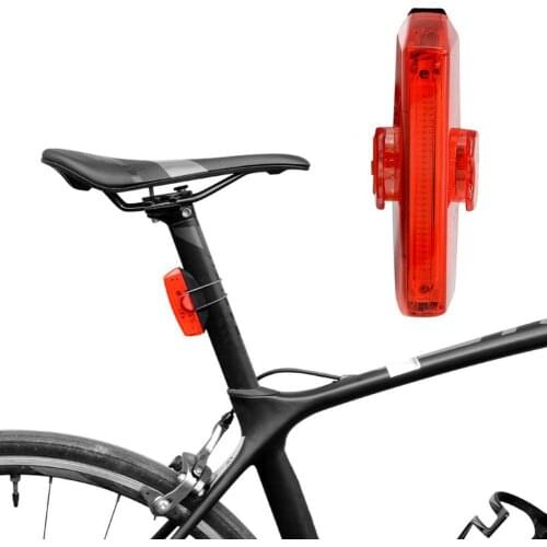 1 Set Aluminium Alloy Bike Rear Lights USB Charging High Brightness Quick Release Bike Tail Light for Riding