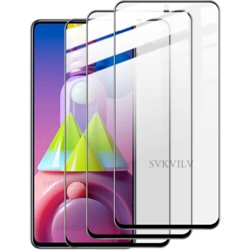 3 PCS 99D Clear Tempered Glass for Samsung Galaxy A41 A42 A51 A71 A01 A21S S20 FE S10e A31 M31S M51 Full Glue Film M11 M21 M31