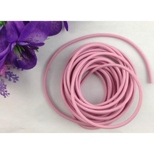 10 Meters of Pink Artificial Leather Cord 4mm #22670