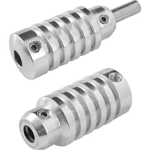 Microblading Tattoo Grips Kit Handle 10Pcs Aluminum Tattoo Back Stem 25mm for Tattoo Needles Tips Tattoo Machine Gun Supply Tool