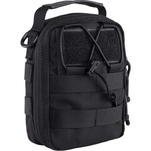 1000D First Aid Pouch Compact Molle Rip-Away EMT Medical Trauma Pack IFAK EDC Rescue Utility Bag for Tactical Belt Vest Backpack