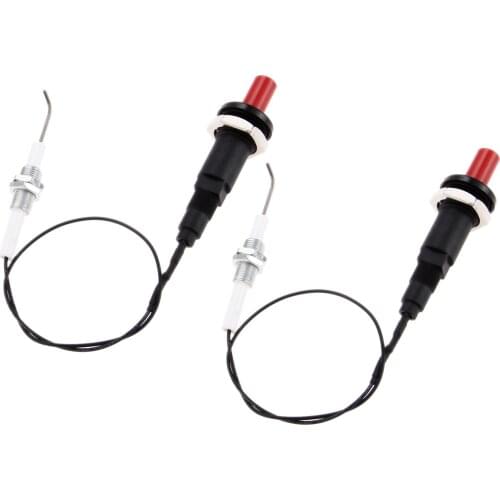 2 Pcs Plastic Piezo Igniter Kit Gas Heater Spaker Generator Ignition Set M10 for Liquefied Petroleum Gas Natural Gas Ignition