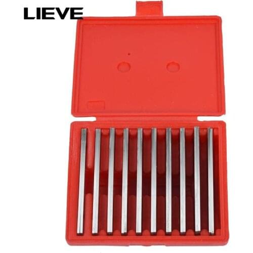20 Pieces Hardened Parallels Tools 6" Long 1/8" Wide And 1/2 To 1-5/8 Thicken Steel High Precision Parallels Bar Set Hot