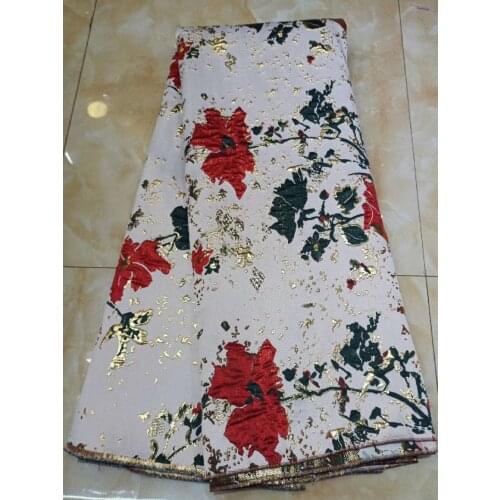 2021 Latest Design African Brocade Jacquard Lace Fabric French Lace Fabric High Quality Nigerian Lace Fabric For Dress Sew