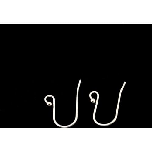 5pair/lot 925 Sterling Silver Earring Hook 9*18mm CN-BFS001