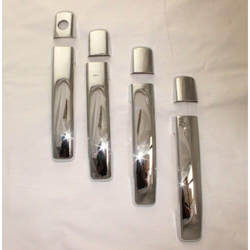 8pcs ABS Chrome Car DOOR HANDLE COVER for 2011 Nissan Frontier NAVARA 2008-2013 D40