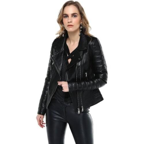 Женские кожаные куртки Fastgrup China At AliExpress