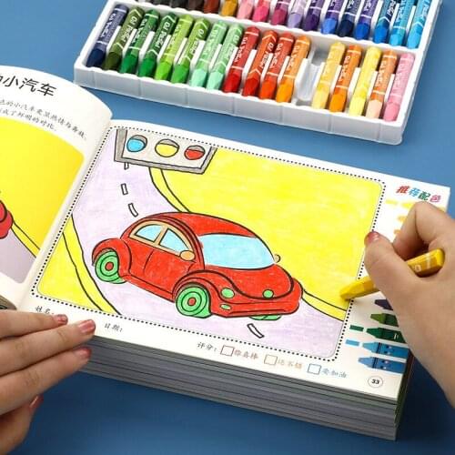 8 volumes per set Painting Books Doodle Drawing Board Children Coloring Book Education Toy For Kids Enlightenment color Art book
