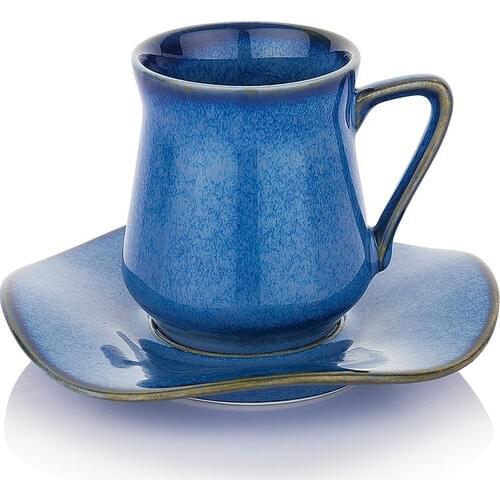 Coffee Cup 6 Pcs 12 Piece-Purple Tea Coffee Cups Tea Coffee Sets Tea Coffee For Trophy Turkish Tea cup Set Glass