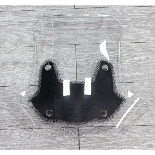 Motorcycle front windshield windscreen for BMW F850GS adventur F 850GS ADV Acrylic Black transparent
