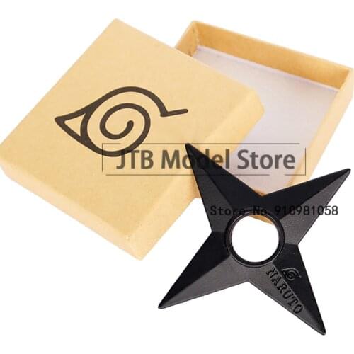 Naruto Shippuden Figure Anime Action Cosplay Costume Props Shuriken 6CM Metal Role Play Hand Sword Weapon Model Ninja Dart Figma