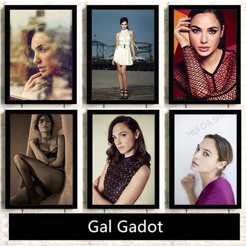 Gal Gadot Movie HD Star Wall Art Home Decor Canvas Painting Art Nordic Decoration Cafe Bar Hotel Room Poster