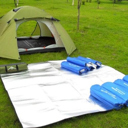 2021 New Ultralight Waterproof Camping Mat Picnic Blanket Beach Mattress Sleeping Pad Aluminum Foil Foam Mat Outdoor Tent Mat