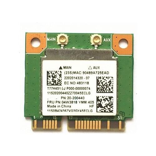 SSEA Wholesale New Realtek RTL8723BE wifi Bluetooth 4.0 For Lenovo Thinkpad E440 E540 S440 S540 FRU: 04w3818