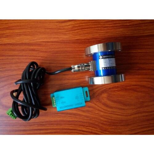 Static flange torque sensor Torque tester load cell rotary sensor With the convertor module for 0-10v /0-5V /4-20mA output