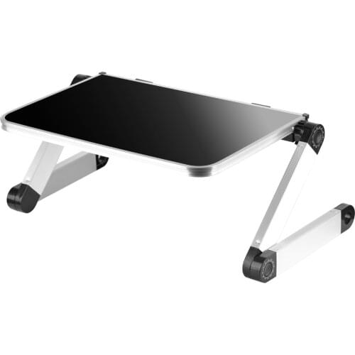 Ergonomic Laptop Stand Lap Desk Table for Bed Couch Picnic Breakfast Book Stand Folding Adjustable Height 360 Degree Angle