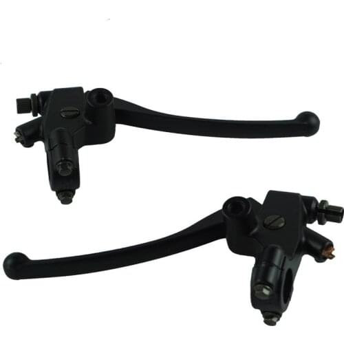 22mm Aluminum Alloy Motorcycle Universally Front Left and Right Brake Clutch Lever With Lens Holder For Honda CGL125 WY125