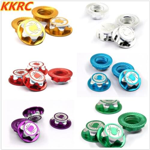 1/8 Aluminium Wheel Hub Cover Antidust Cover 17mm HEX Nut For RC 1:8 Model Car Anti-skid Wheel Cover