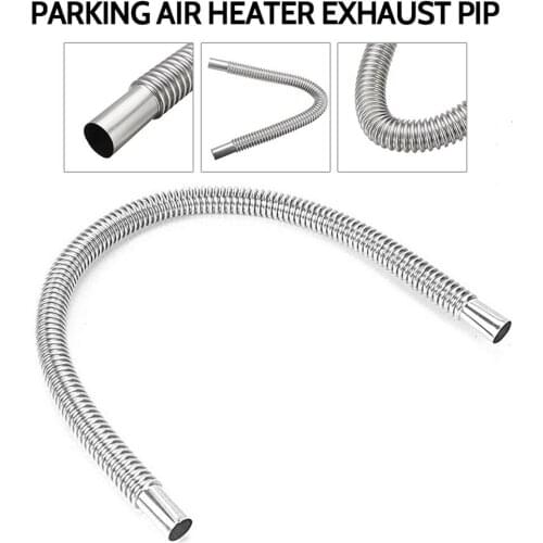 100/150/200/250/300CM Parking Heater Stainless Steel Exhaust Pipe Tube Gas Vent Fit Air Diesels Parking Tank Heaters Accessories