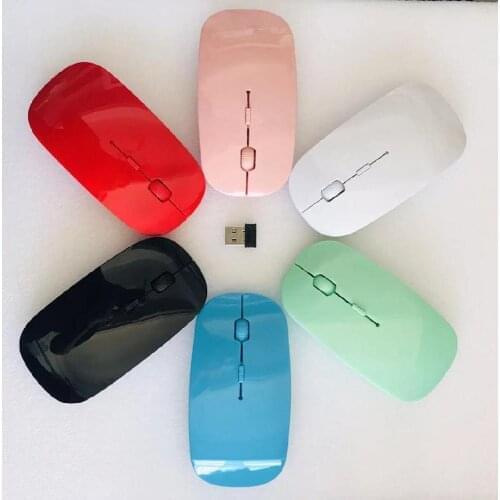 2.4G Wireless Mouse USB Receiver Ultra Slim Slim Mini Wireless Optical Mouse Mouse for PC Laptop Gaming Optical Mouse