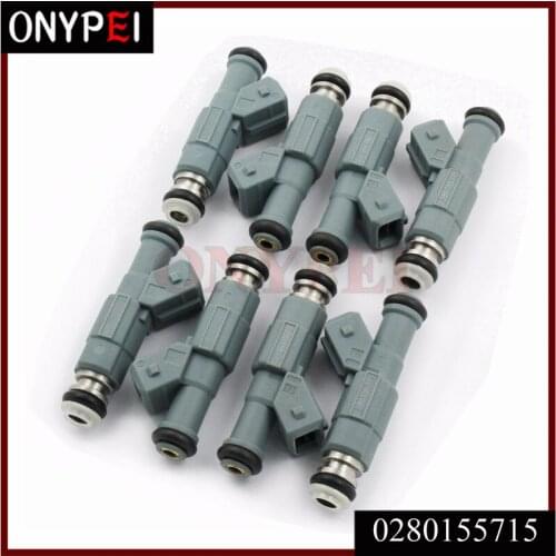 8 PCS/LOT 0280150965 M-9593-LU24A 8pcs 24lb Fuel Injectors For Ford F250 F350 7.5L 0280155715 M02A24X803 0280150947