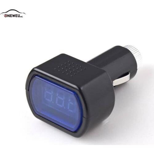 Car LCD Cigarette Portable Digital Monitor Car Volt Voltmeter Tester LCD Cigarette Lighter Voltage Panel Meter