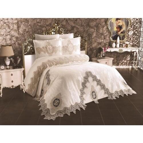 French Laced Dilara Bridal Set Cream