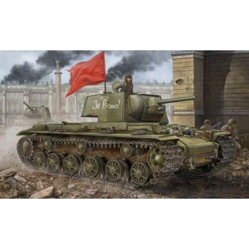 Trumpeter 84812 1/48 KV-1 Simplified Turret Tank 1942 Plastic Armored Car Model TH06126-SMT6
