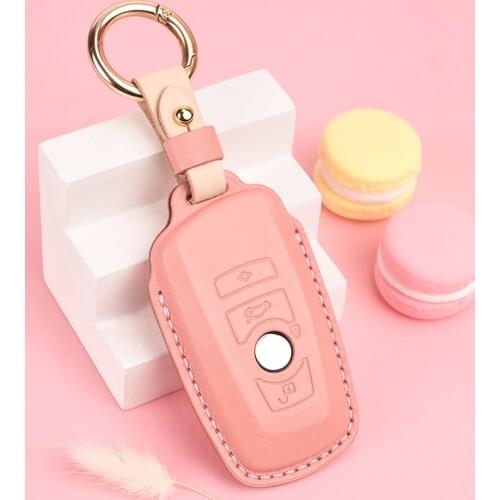 Leather Car Key Case for BMW new x3x1x5x6 5 Series 7 Series 3 series 320li525 shell 530Li Key set