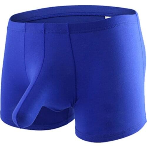 Men Underwear Boxer Modal Cuecas Boxers Mens Shorts Underwear Low Waist U Convex Pouch Elephant Nose Breathable Underpants