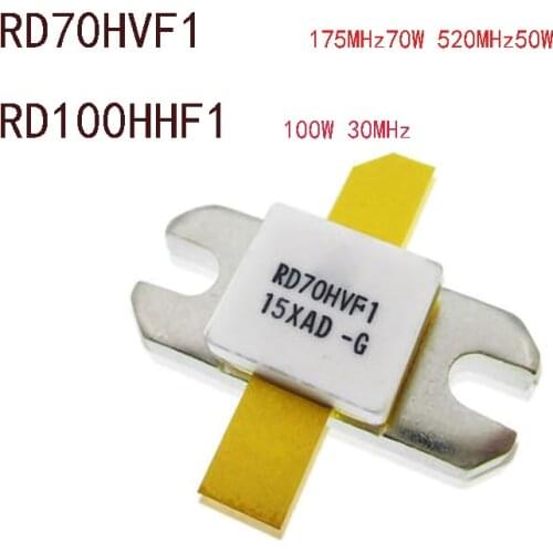 New 1pcs/lot RD70HVF1 RD100HHF1 SMD RF 100W 30MHz MOS tube High Frequency tube Power amplification module