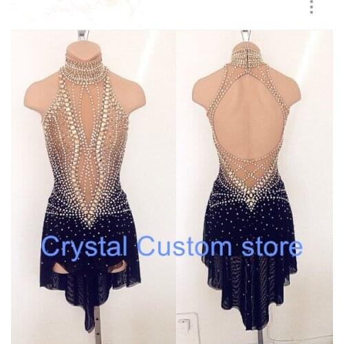 Custom Figure Skating Dresses Adult Graceful New Brand Ice Skating Dresses For Competition DR4457