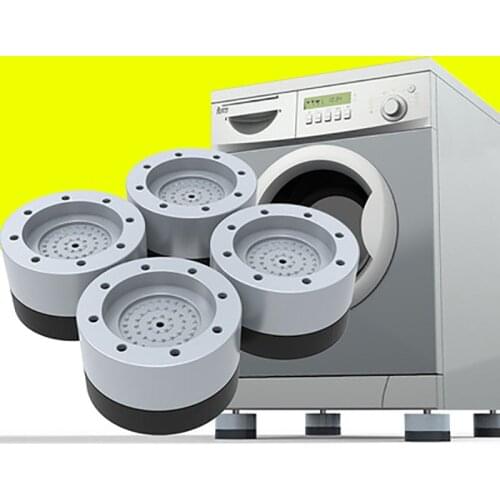 4pcs Anti Vibration Feet Pads Dryer Universal Fixed Non-slip Pad Washing Machine Stand Rubber Mat Anti-vibration Wash Pad