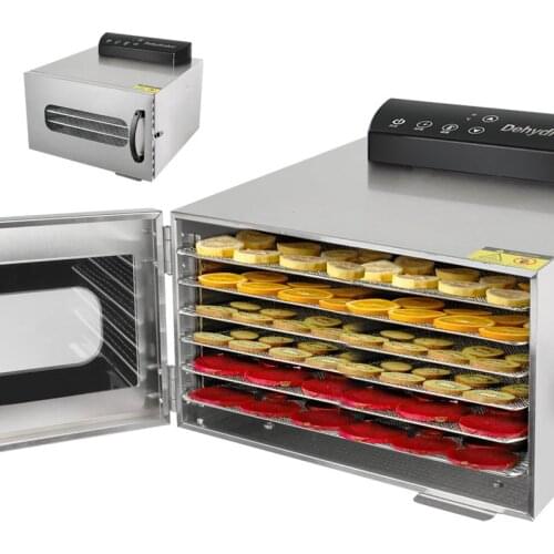 Household fruit and vegetable all stainless steel dried fruit machine food dryer mini fruit slice medicinal material