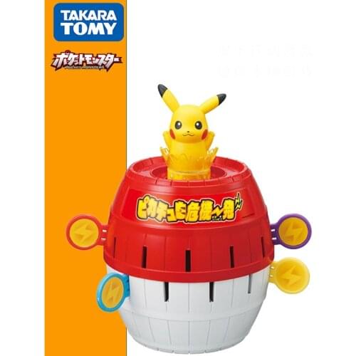 TAKARA TOMY Pokemon Cartoon Save the Pikachu Figure Party Desk Game with Family Action Toys for Kids