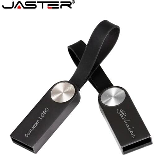 JASTER Mini Metal USB Stick High Speed Pen drive 128GB Waterproof 64GB USB Flash Drives 32GB Red Fashion Custom logo 16GB 4GB