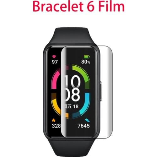 For Huawei Honor Band 6 Screen Protector For Huawei Honor Band 6 Strap TPU Soft Hydrogel Protective Film Not Tempered Glass