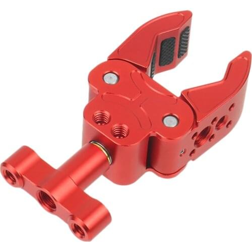 Camera Clamp Mount,Camera Super Clamp W/1/4 and 3/8 Screw Holes for Camera/Field Monitor Adapter Bottom Clamp