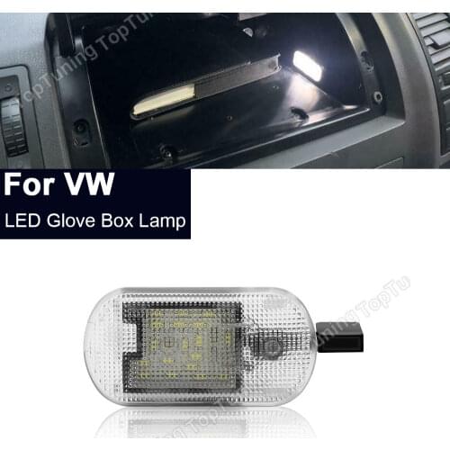 1PC LED Glove Box Lamp CanBus For VW Bettle Caddy Bora Golf Variant Suran Touran Touareg For Skoda Fabia Octivia Superb Yeti