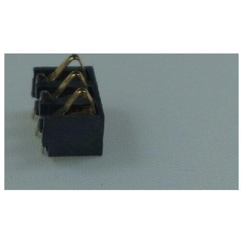 10pcs Spring Battery Connector SMD 3 Pins 2.80mm pitch 0.5A 50V rating reflow soderable