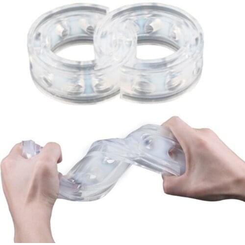 Universal 2PCS Automobile Shock-absorbing C/D type 23/27MM Transparent Rubber Buffer Shock Absorber for Spring Clearance