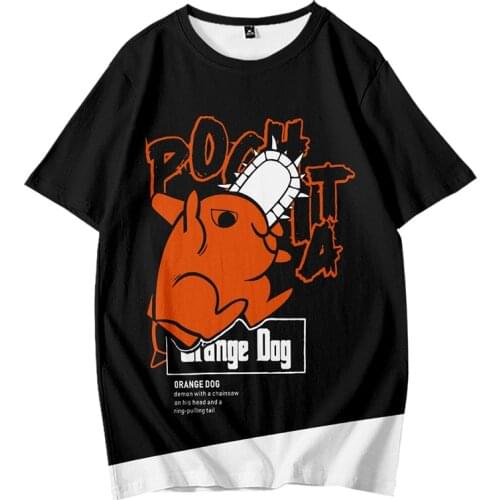 2021 Chainsaw Man Denji Manga Control Makima T Shirt Men/Women Street print Harajuku short sleeve men t shirt Summer t-shirt