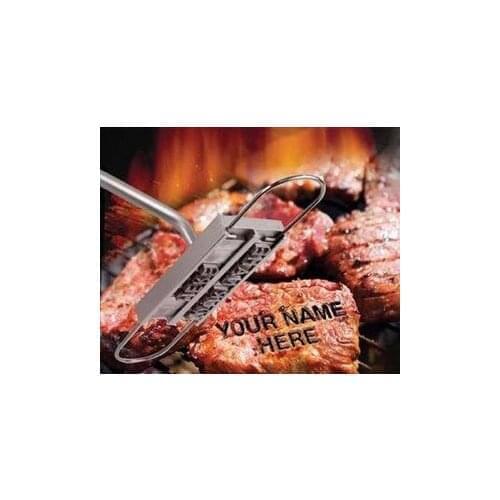 30sets BBQ Meat Branding iron with changeable letters Personality Steak Meat Barbecue BBQ Tool Changeable 55 Letters