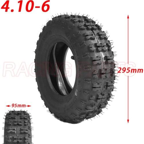 Tyre 4.10-6 tire inner tube Fit All Models ATV Go kart MIni Quad 47cc 49cc snowplow tires Snowmobile tires