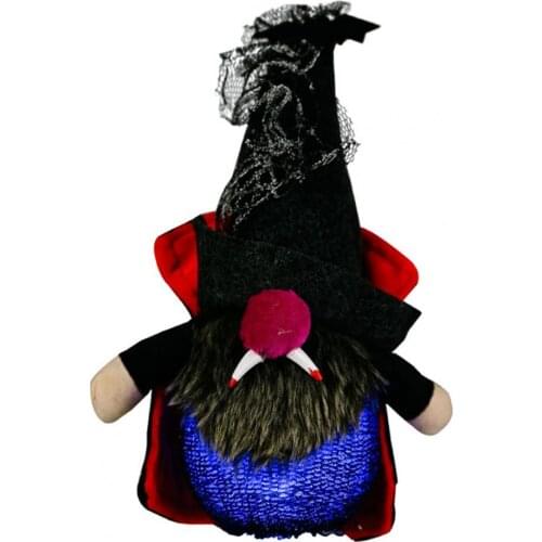 50% Hot Sale Practical Gnomes Doll Creative Eco-friendly LED Glowing Horror Halloween Rudolph Plush Faceless Doll For Halloween