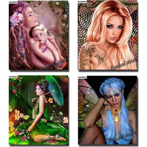 Diamond Embroidery Diy Diamond Painting Cross Stitch Kits Diamond Mosaic Character Full Square Diamond Embroider RE011