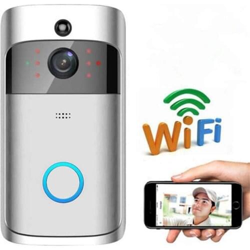 Free Shipping 720P Smart Security Video CCTV Wireless Ring Doorbell Camera Wifi Door Bell Camera Wifi Video Smart Doorbell