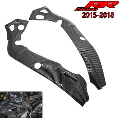 FOR BMW S1000RR Color Carbon Fiber Motorcycle Side Frame Panel Protection Cover 2015 2016 2017 2018 S1000 RR S 1000 R