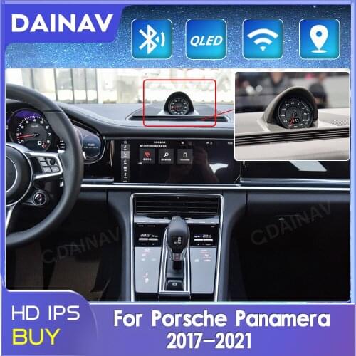 For Porsche Panamera 2017-2021 Car Interior Dashboard Stopwatch Decoration Clock Compass For Porsche Panamera